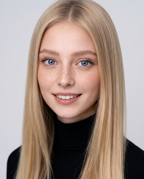 20대 백인 여성 대표 컷